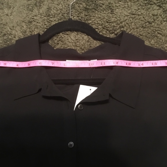 Halogen Dress, collar and buttons on top front, lined. - Picture 5 of 5